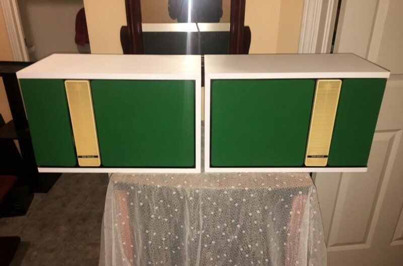 One-of-a-kind pair of vintage Bose 301 Series II speakers restored by Radique