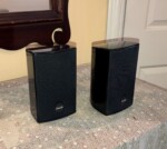 Athena Satellite Speakers in High Gloss Black WS-15B - Image 2