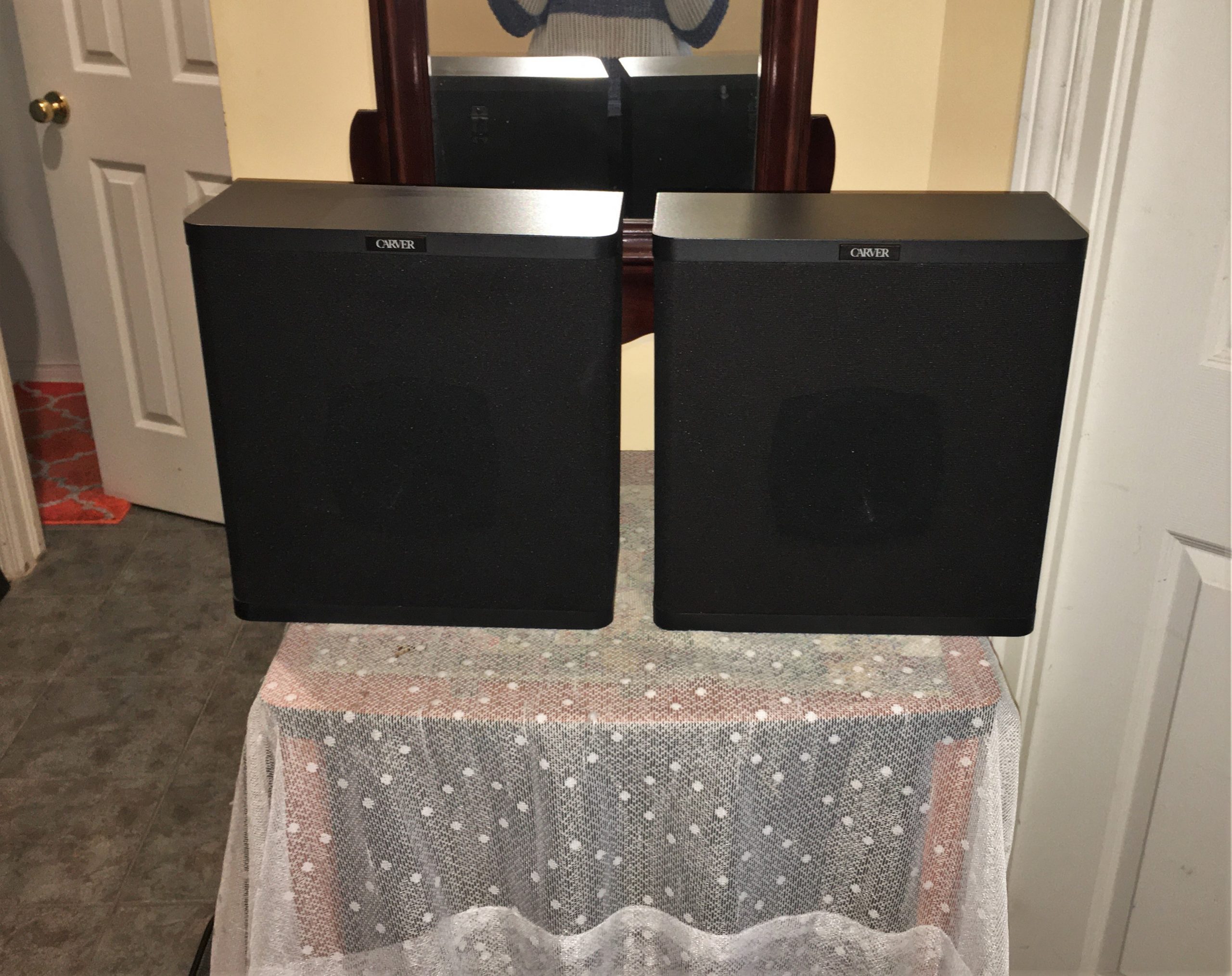 Carver 250 Watt Dipole Speakers (2 Prs Avl) Cinema 5.1 Surrounds 2 High Quality Carver 250 Watt Dipole Speakers Cinema - Image 1