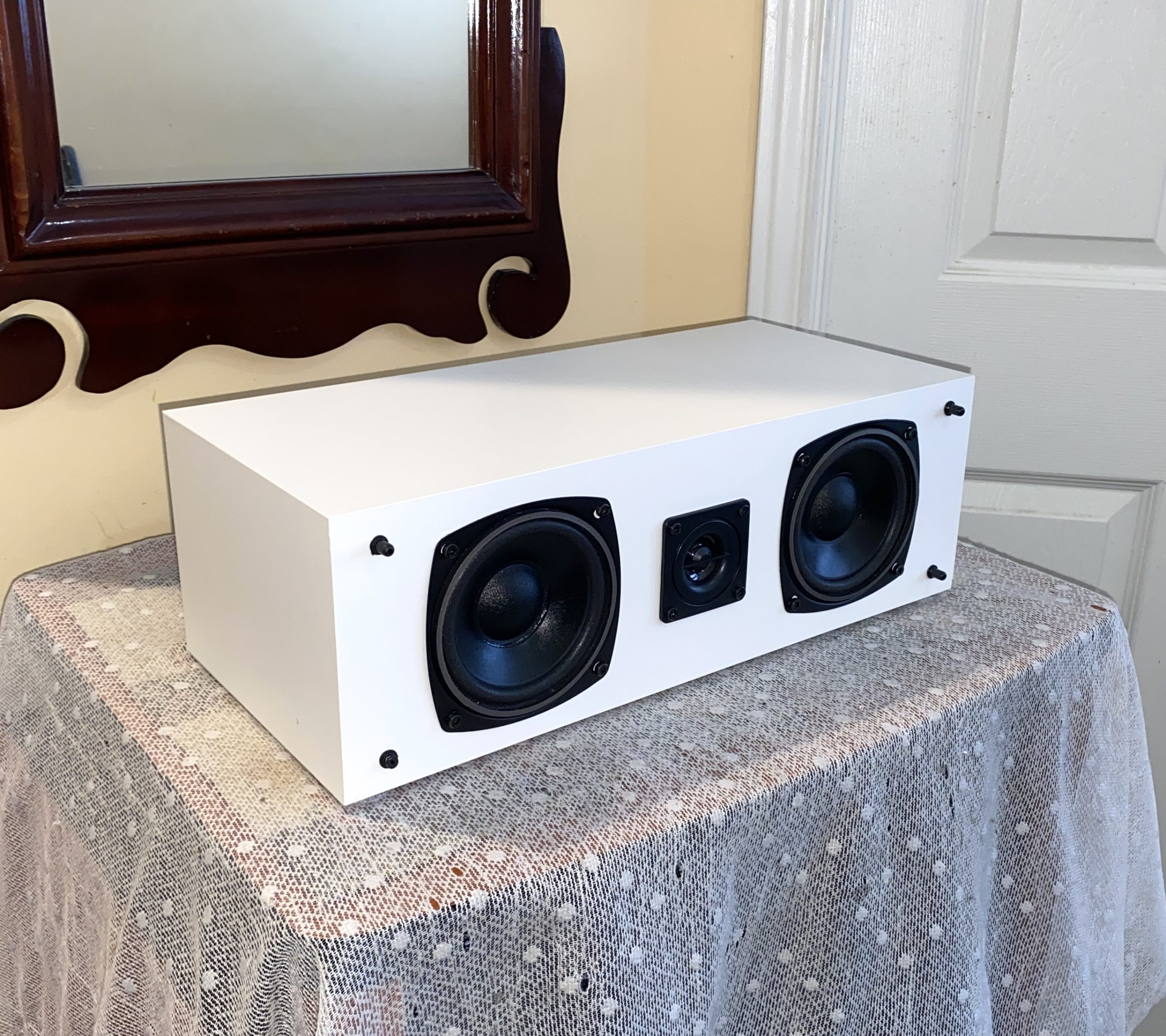 Fluance SXC 1 Fluance Center Speaker in Matte White Finish SXC - Image 1