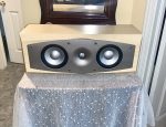 Beautiful Infinity Center Channel in Light Maple IL25C