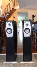 Beautiful Infinity Interlude Series Towers w/ Powered Subs IL50