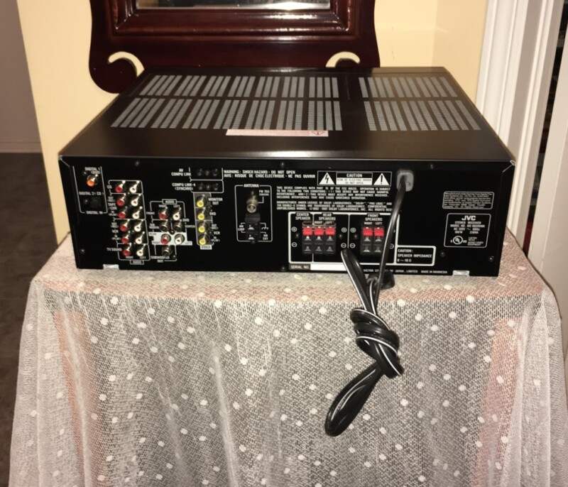 JVC 500 Watt 5.1 AVR RX-6020VBK - Radique Inc