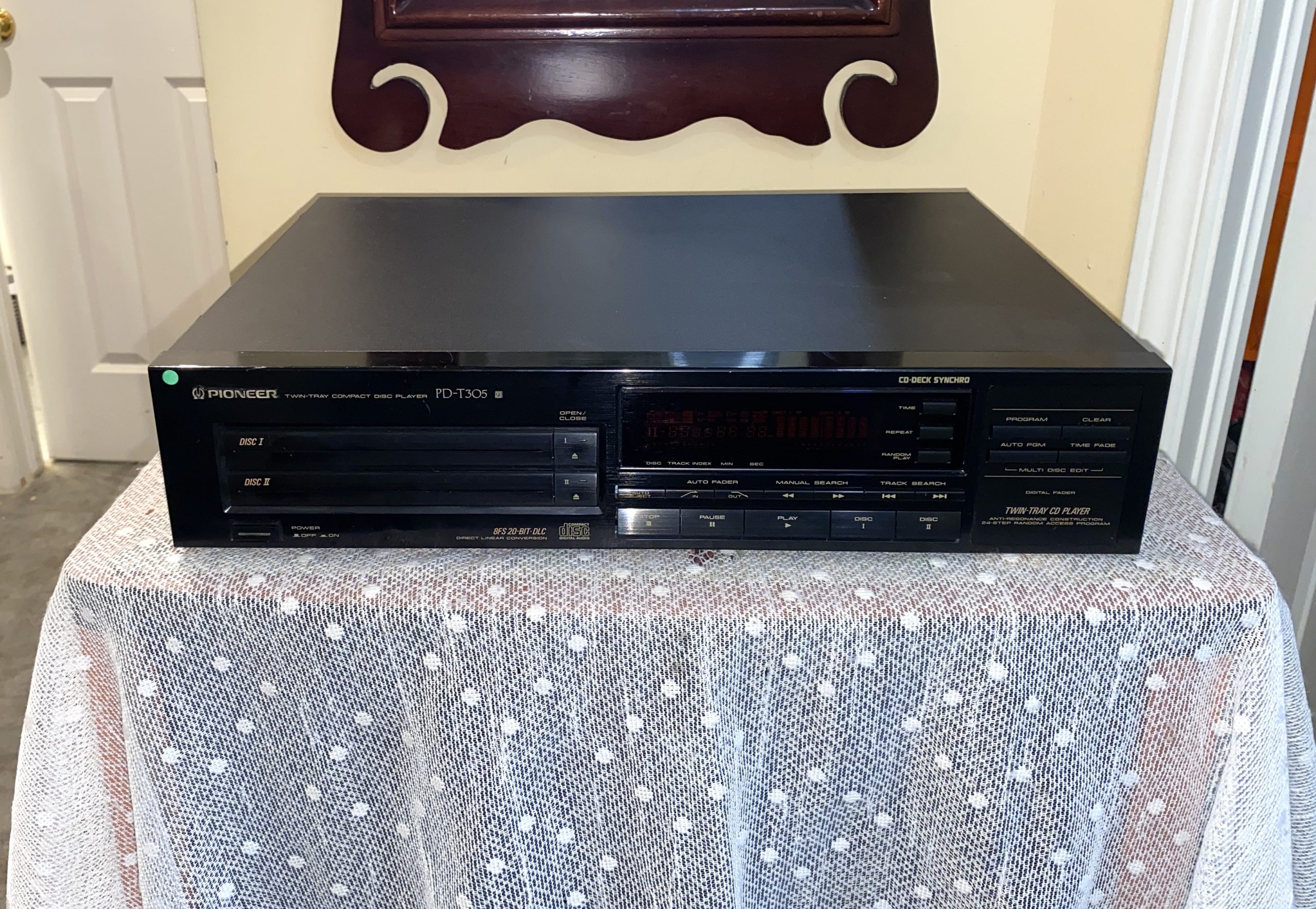Pioneer PD-T305 1 Pioneer Twin Tray CD Player, Made in Japan PD-T305 - Image 1