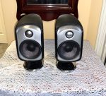 Pair of Gorgeous, Heavy B&W Satellite Speakers M-1