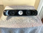 Gorgeous Uni-Q KEF Center Speaker in High Gloss Aluminum KIT200C