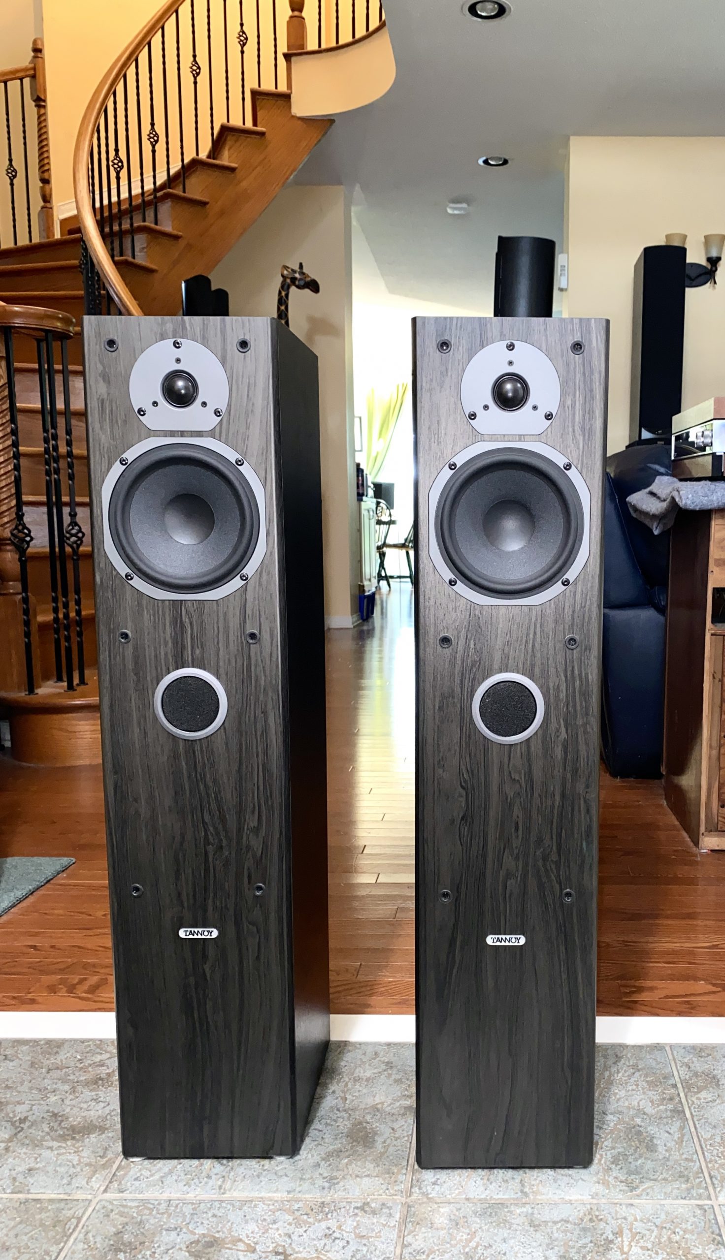 Attractive Tannoy Floor-Standers in Dark Oak Mercury mx3 - Radique Inc