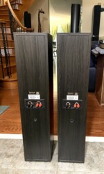 Attractive Tannoy Floor-Standers in Dark Oak Mercury mx3 - Image 4