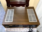 Vintage Yamaha 50 WPC Stereo Receiver in Walnut CR-820 - Image 3