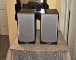 Attractive Tannoy Bookshelf Speakers in Dark Oak Mercury mx1 - Image 4