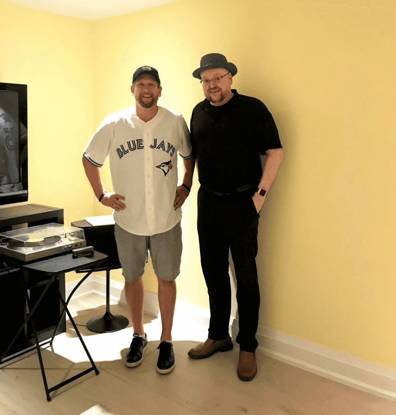 Nick Nurse in Toronto with Mark from Radique