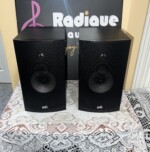 PSB Alpha B Bookshelf Speakers Made in Canada, Metal Grills
