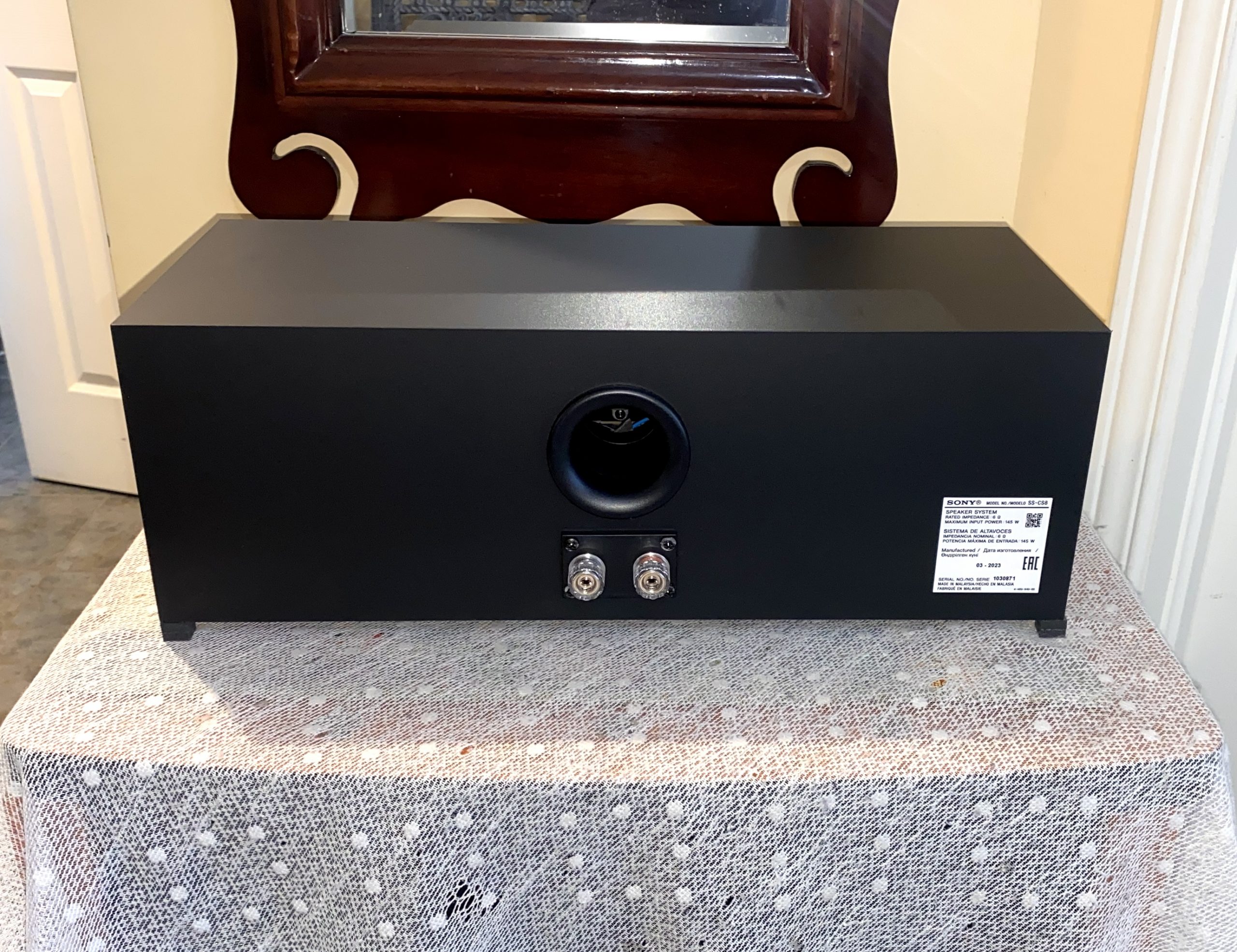 Current Model Sony Center Speaker SS-CS8 - Radique Inc