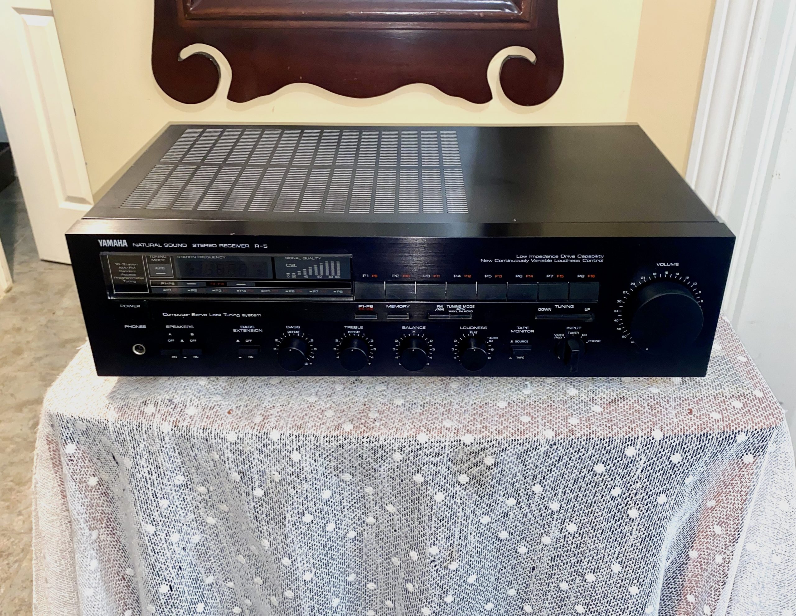 Yamaha R-5 1 Yamaha Natural Sound 50 WPC Stereo Receiver w/ Phono R-5 - Image 1
