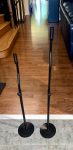 Height Adjustable Satellite Speaker Stands 36" - 45"