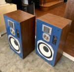 Vintage Sony "BlueFace" 3-Way Speakers, Refinished SS-967 - Image 3