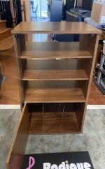 Stereo Cabinet in Good Condition, Walnut Finish - Image 2