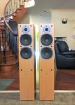 Tannoy 3-Driver Slim-Tower Speakers in Cherry MX4-M