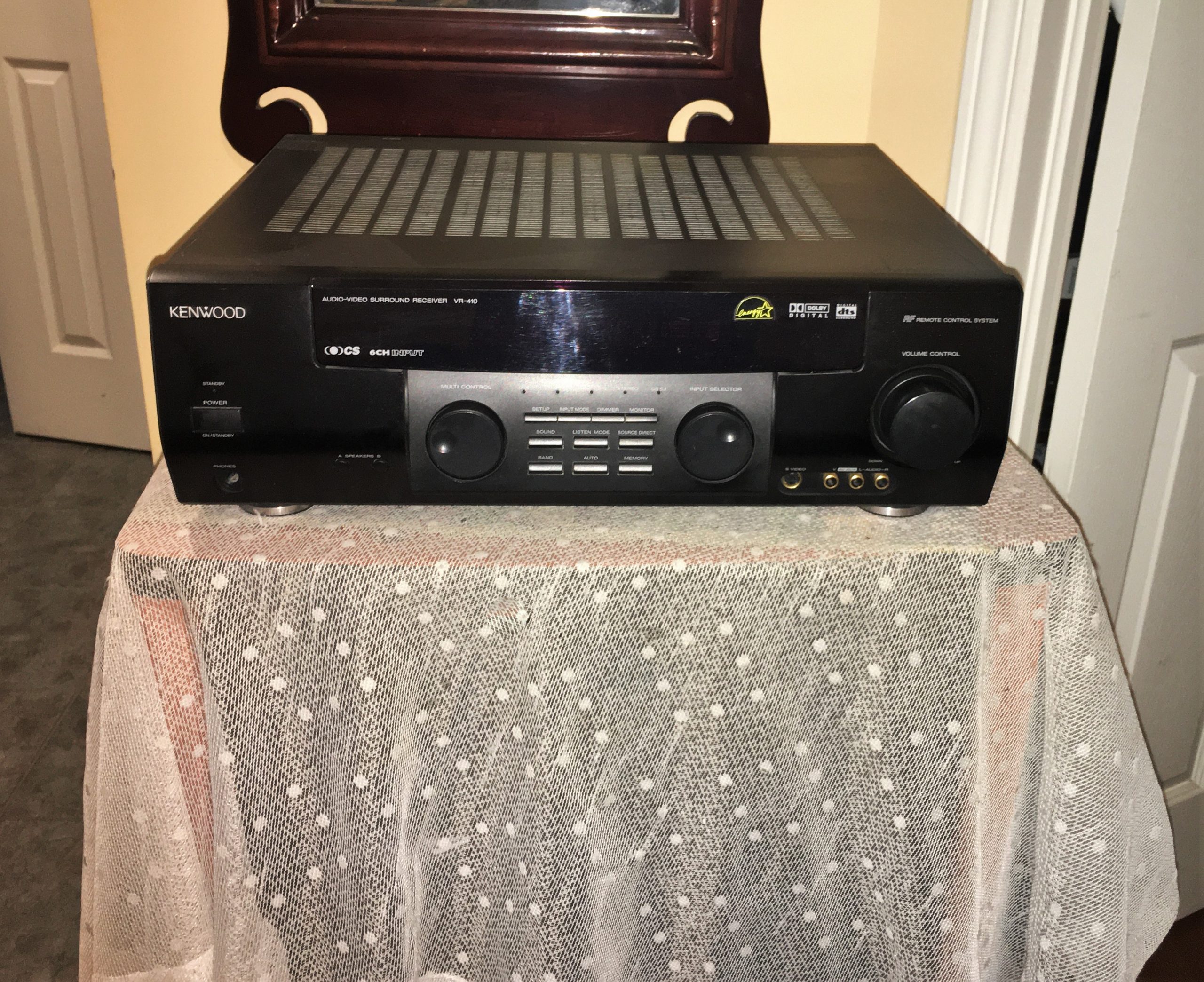 Kenwood VR-410 1 Good Quality Kenwood 500 Watt 5.1 AVR VR-410 - Image 1