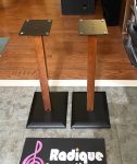 Sanus 28" Natural Series Wood Pillar Speaker Stands NF30C
