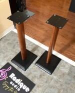 Sanus 28" Natural Series Wood Pillar Speaker Stands NF30C - Image 3