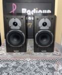 Tannoy Mercury mX1 Bookshelf Speakers — Dark Oak, Port Bungs