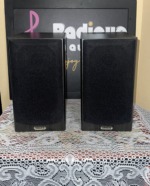 Tannoy Mercury mX1 Bookshelf Speakers — Dark Oak, Port Bungs - Image 3