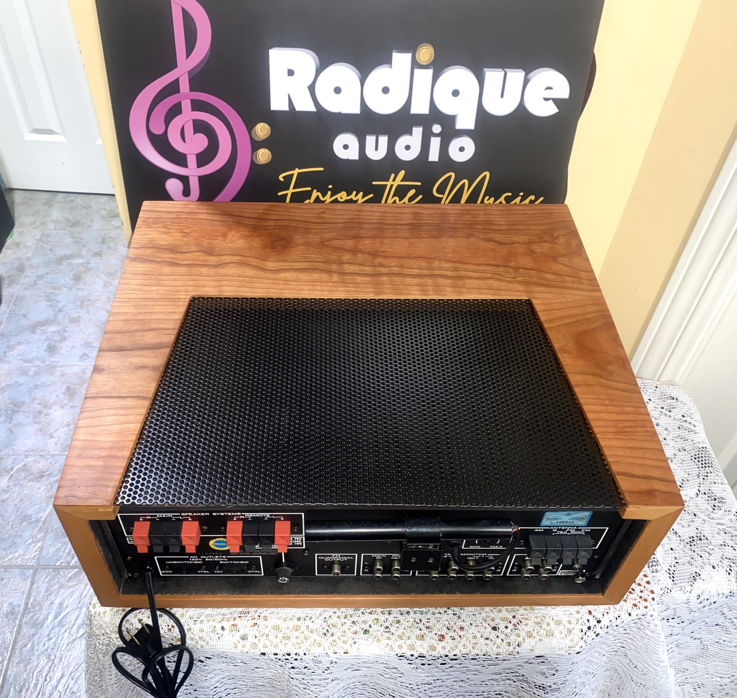 Gorgeous Vintage 50 WPC Marantz Stereo Receiver in Custom Cherry