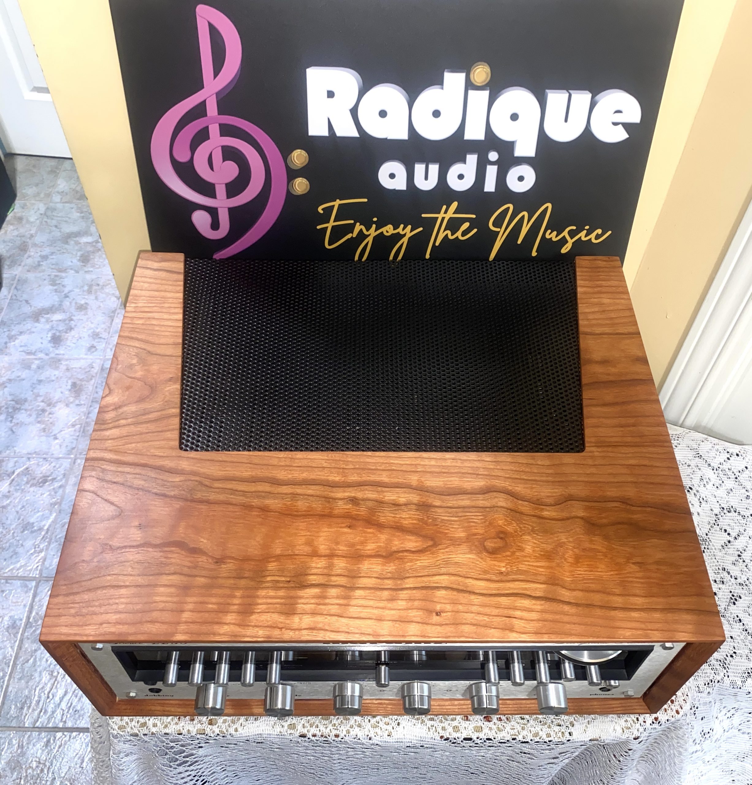 Gorgeous Vintage 50 WPC Marantz Stereo Receiver in Custom Cherry