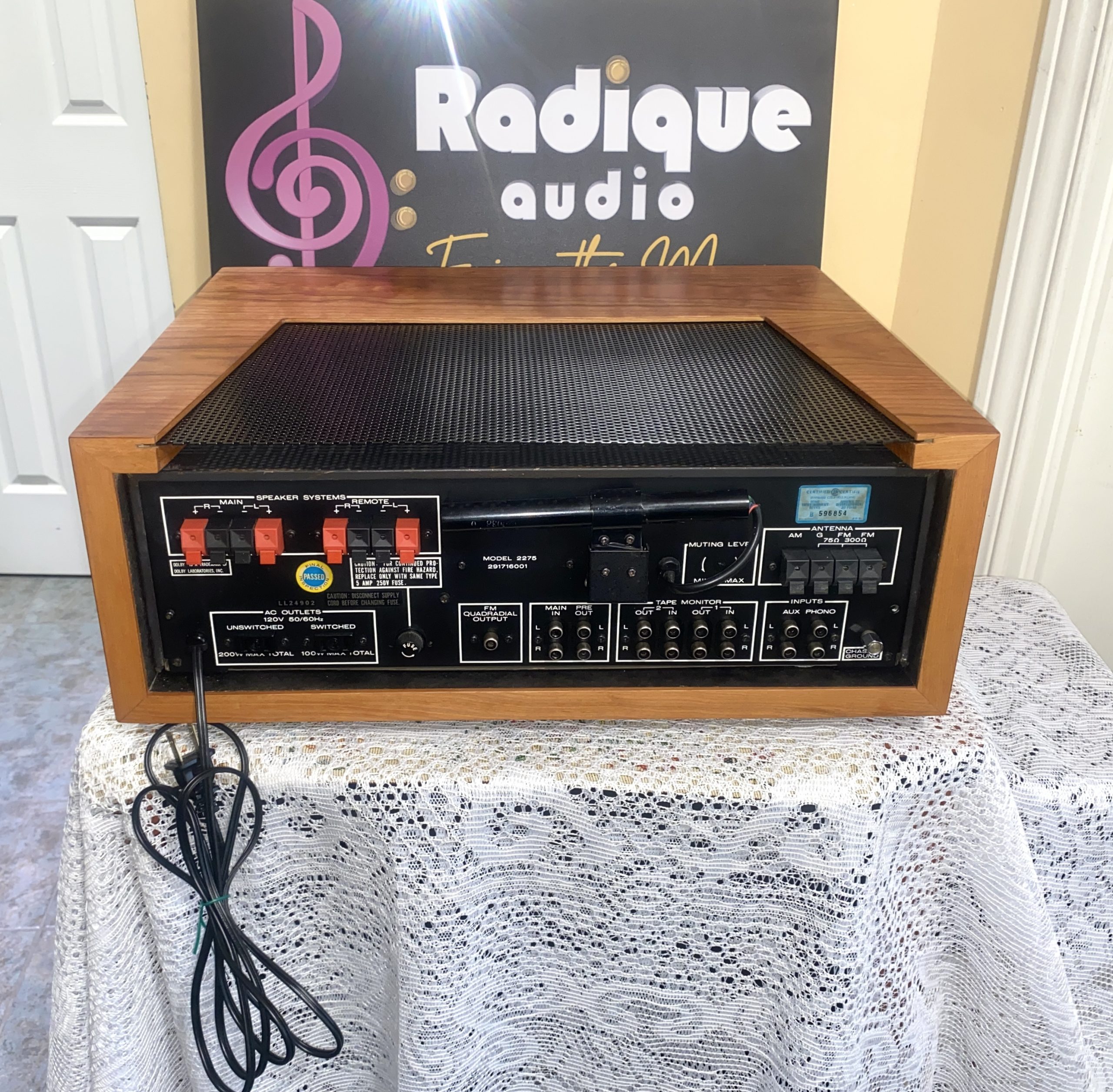 Gorgeous Vintage 50 WPC Marantz Stereo Receiver in Custom Cherry