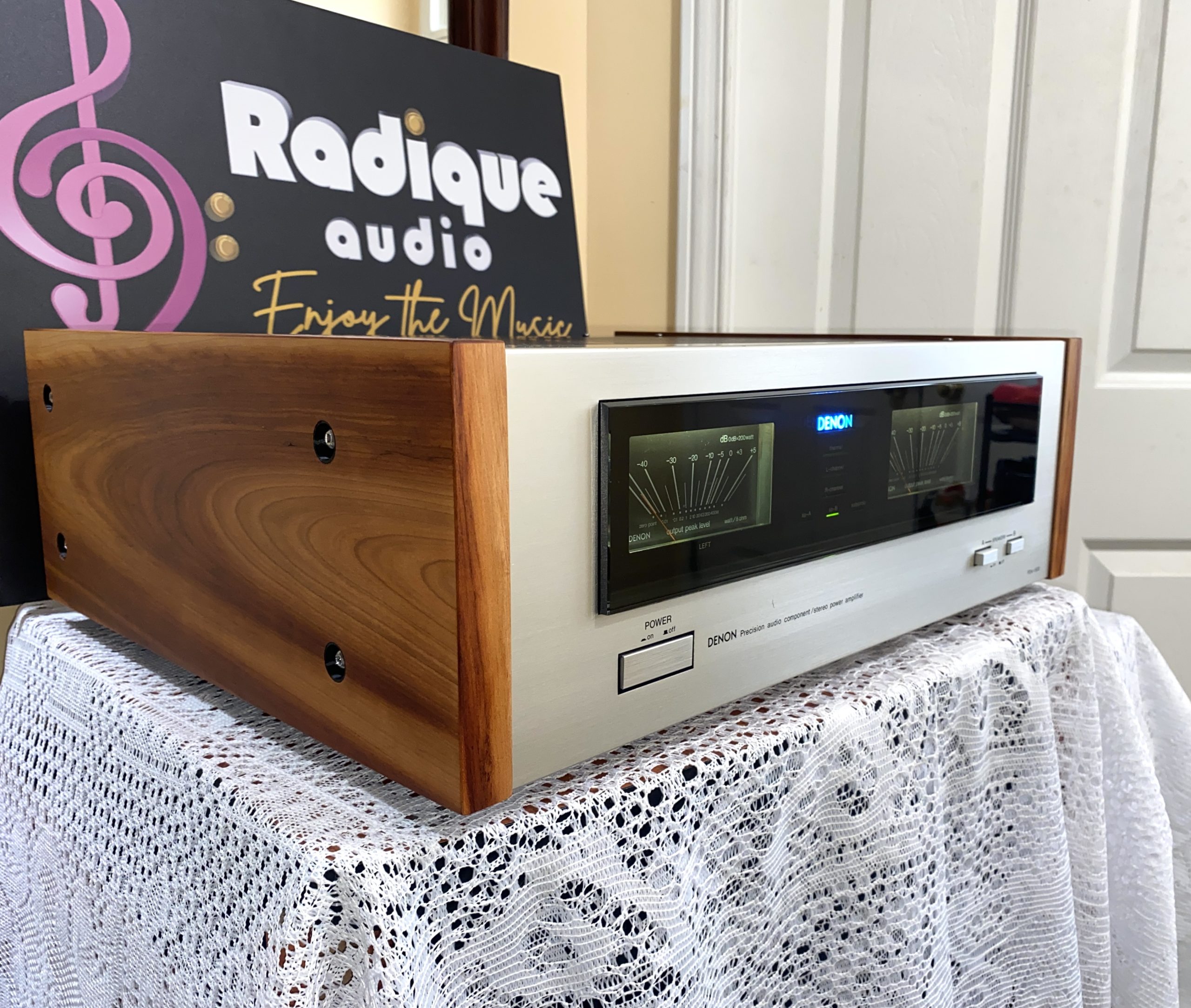 Vintage Denon 150 WPC Power Amplifier in Cherry POA-1500 - Radique Inc