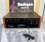 Vintage Denon 150 WPC Power Amplifier in Cherry POA-1500 - Image 6