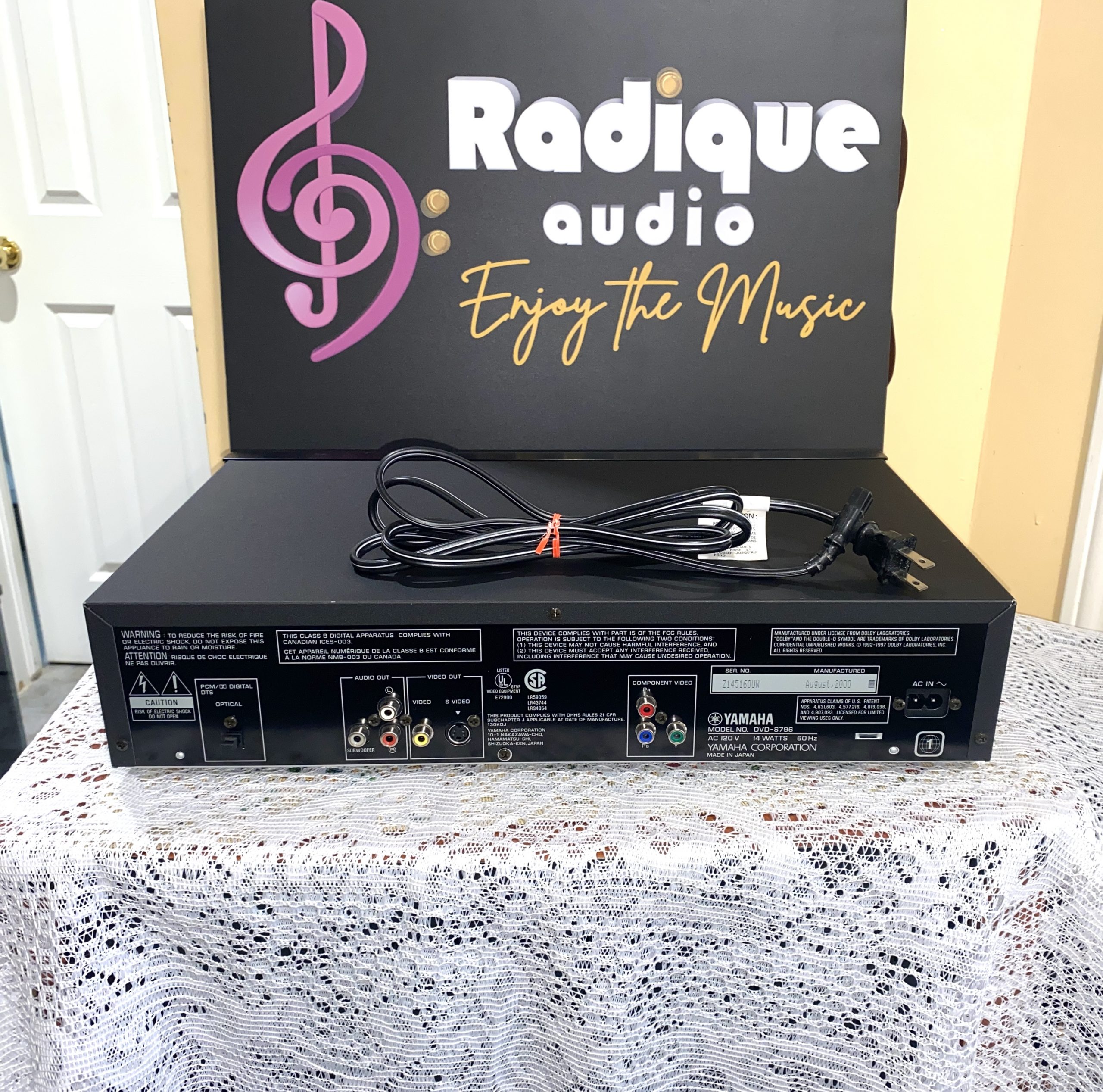 YAMAHA DVD-S796 DVDプレーヤー Yamaha DVD-S796 DVD Player | CD | DVD Player | DVD-S796