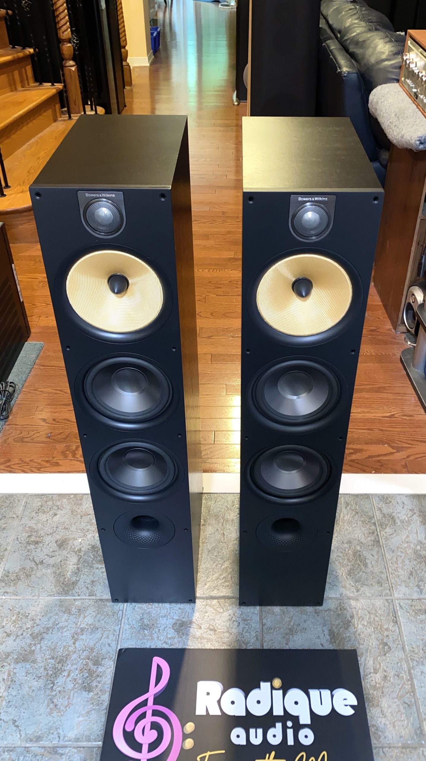Bowers & Wilkins 4 Driver - 3-Way Tower Speakers 683 S2 - Radique Inc