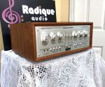 Marantz 76 WPC Integrated Amp, Custom Cherry Cabinet 1152DC - Image 3