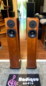 Totem Acoustic Floor Standers in Gorgeous Cherry Sttaf - Image 3