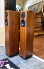 Totem Acoustic Floor Standers in Gorgeous Cherry Sttaf - Image 5