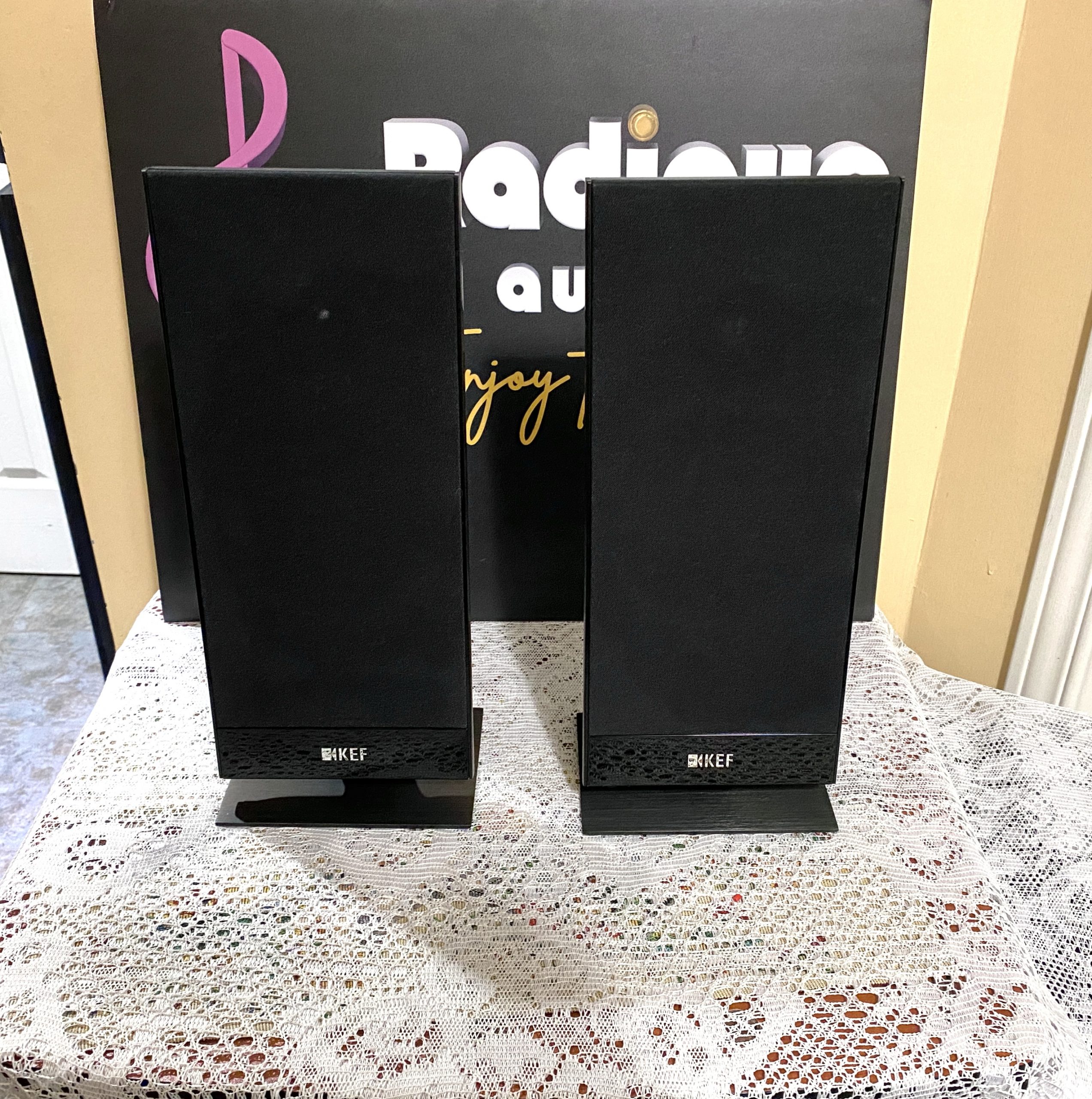 KEF T101 1 Current Model KEF Flat Panel Satellite Speakers 60% Off! T101 - Image 1
