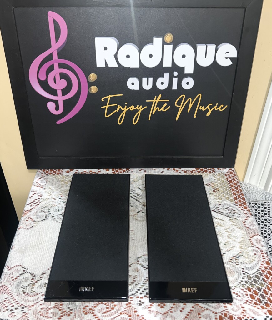 KEF T101 Ultra-Slim Uni-Q Speakers — Satin Black | Impressive