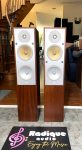 Gorgeous B&W Tower Speakers – Real Wood, Made in England CM 4