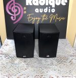 PSB Alpha Intro LR Compact Bookshelf Speakers in Black Ash - Image 3