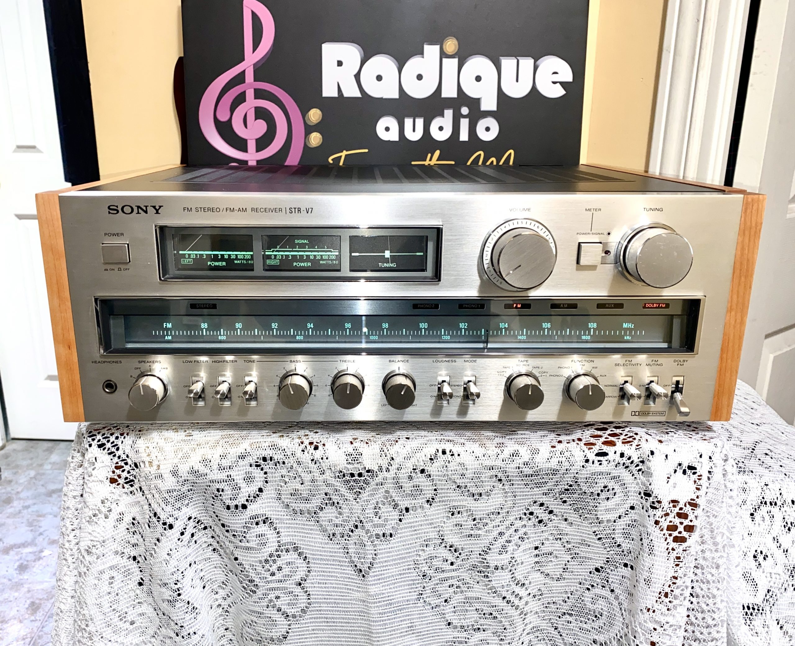 Sony STR-V7 cherry 1 Sony 150 WPC Flagship Receiver, Serviced & Customized STR-V7 - Image 1