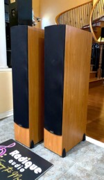 Paradigm Monitor 7 v2 Slim Towers in Light Cherry - Made in Canada - Image 5