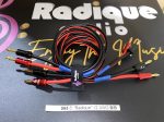 Pair of 5' 12 AWG Radique Speaker wires with Banana Plugs - Image 3