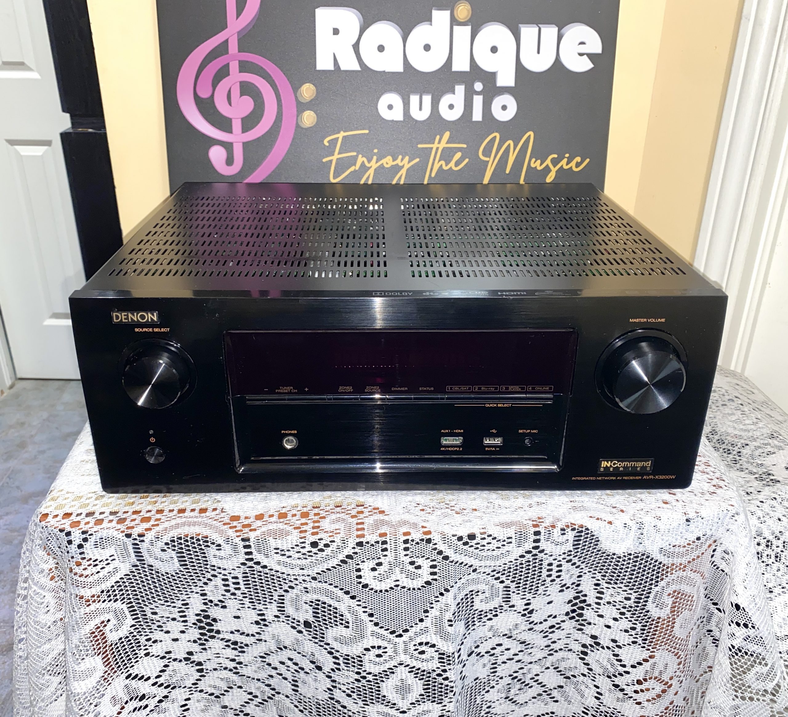 Denon AVR-X3200W 1 Denon AVR-X3200W 735 Watt 7.2 Network AVR 8 x 4K HDMI - Image 1