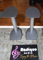 B&W FS-805 Speaker Stands - Nautilus Era - Grey/Silver