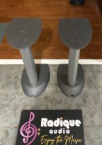 B&W FS-805 Speaker Stands - Nautilus Era - Grey/Silver - Image 4