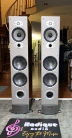 Polk Audio RTi10 Floorstanding Speakers – Rare Cherry Real Wood