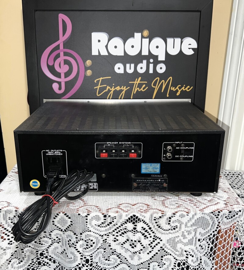 Marantz 170DC Power Amp – 86 WPC | Radique Inc