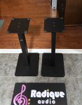 Heavy 23.5" Solid Metal Speaker Stands from Atlantis
